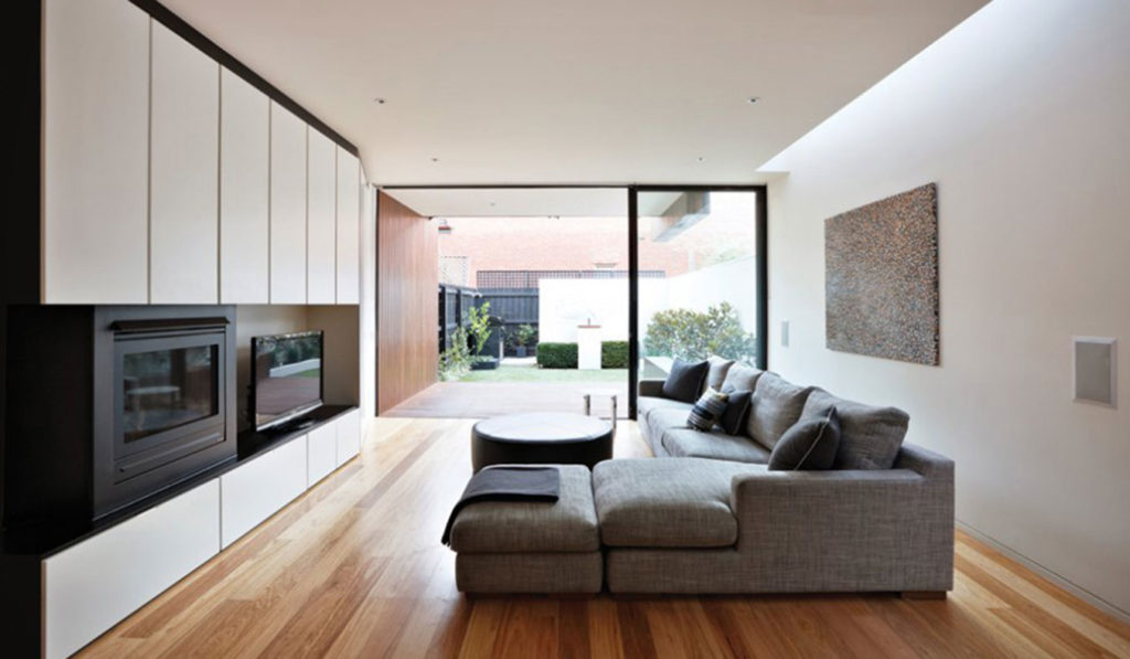 The-Nicholson-Residence-By-Matt-Gibson-Architecture-+-Design-Melbourne-Living-Room-Contemporary-Fireplace