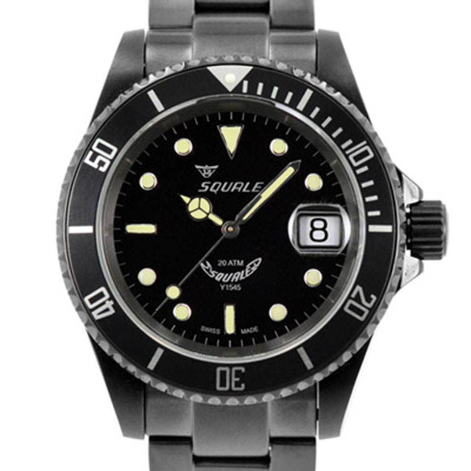 Squale 20 Atmos Classic DLC |Best Dive Watches for Men