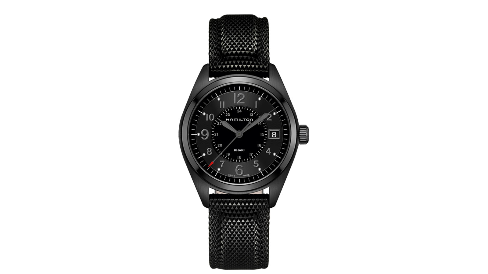 Hamilton Khaki Field Quartz Full Black Men's Watch | best men's watches under $500