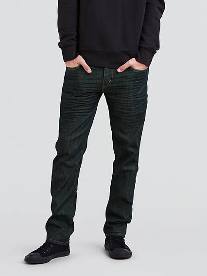 levi's black jeans slim fit