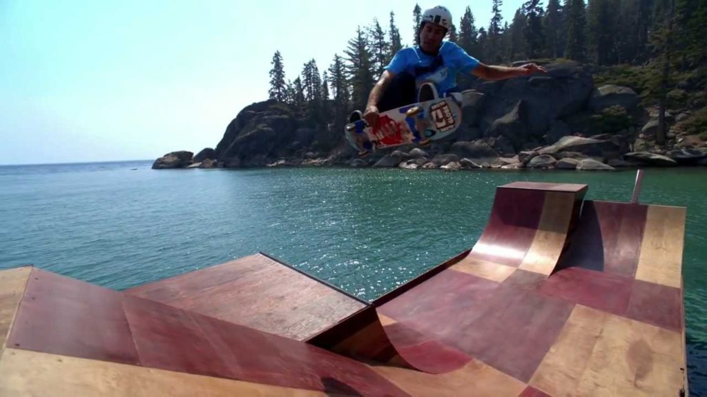 BOB BURNQUIST'S FLOATING SKATE RAMP - VIDEO - Muted