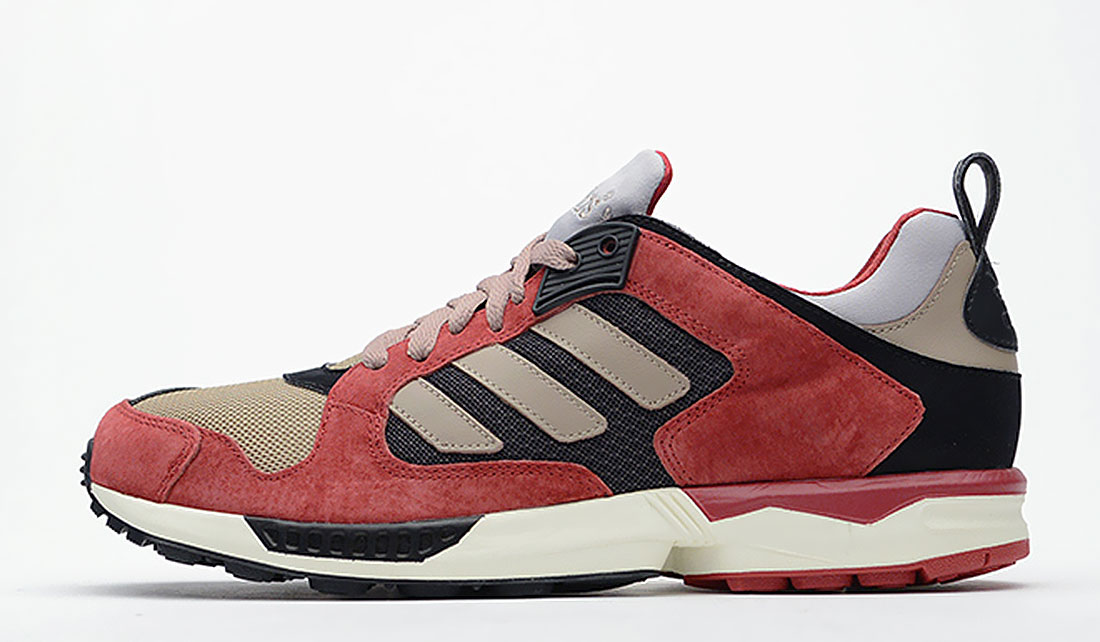 ADIDAS ORIGINALS ZX 5000 RSPN (RED, BEIGE, & BLACK) - SHOES - Muted