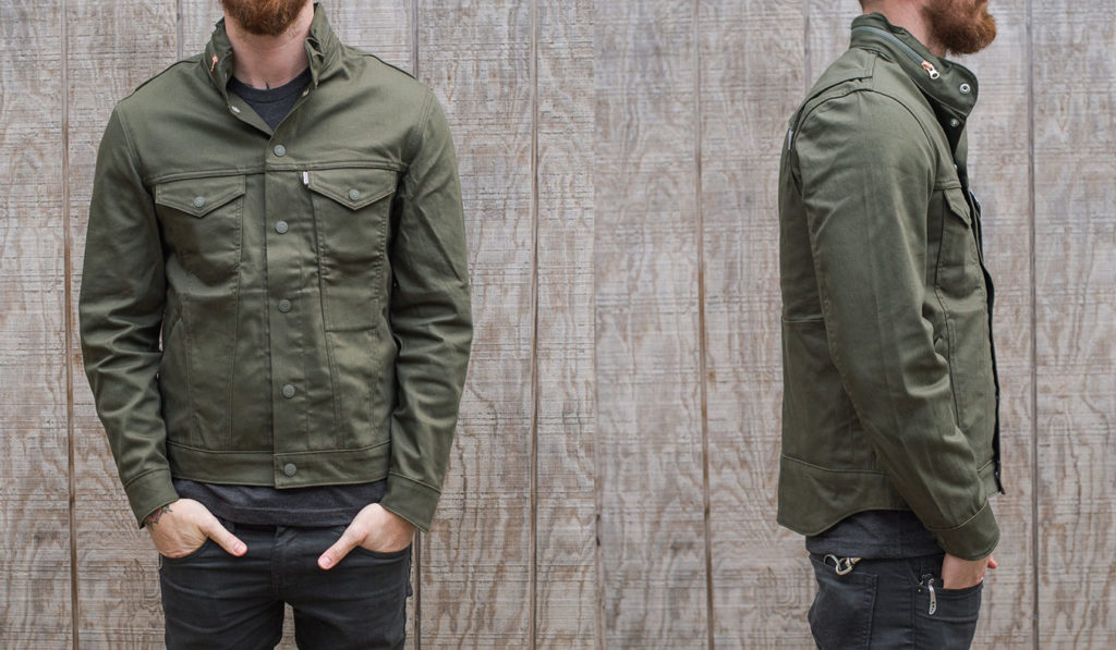 levi's commuter hooded trucker jacket