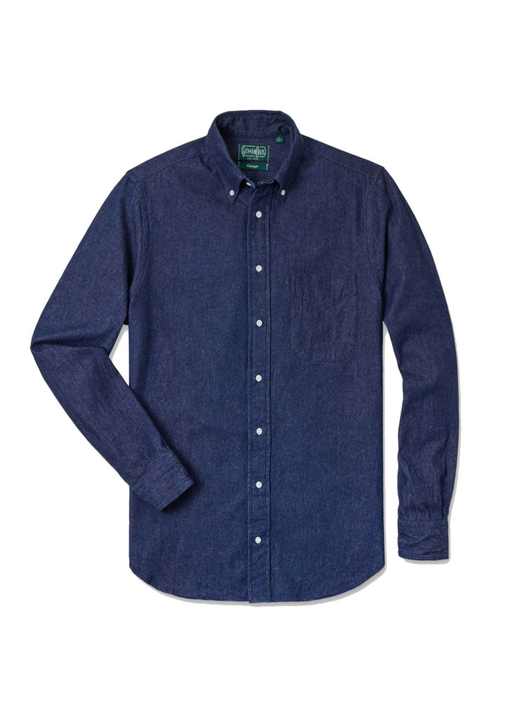 gitman vintage best denim shirts for men