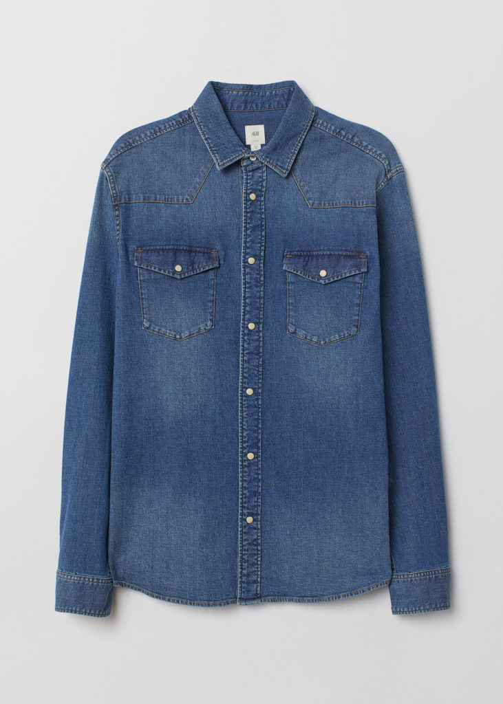 h&m best denim shirts for men